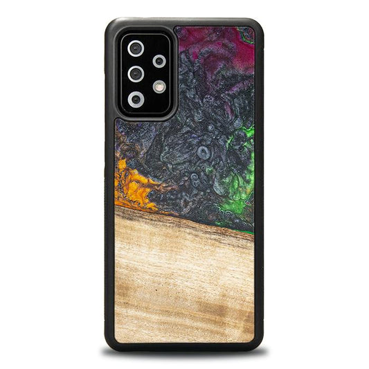 Samsung Galaxy A72 5G Handyhülle aus Harz und Holz - Synergy#F8