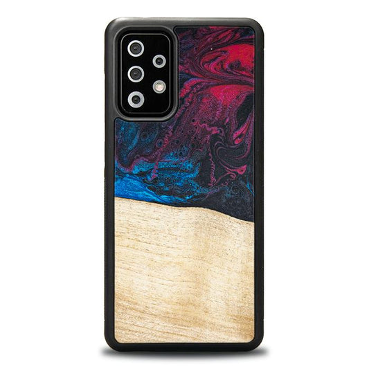 Samsung Galaxy A72 5G Handyhülle aus Harz und Holz - Synergy#F9