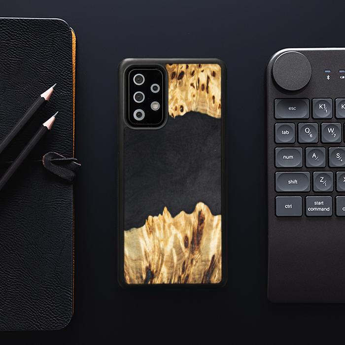 Samsung Galaxy A73 5G Handyhülle aus Harz und Holz - Synergy#E19