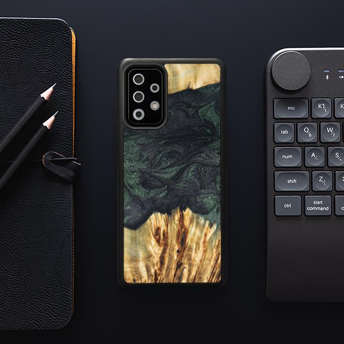 Samsung Galaxy A73 5G Handyhülle aus Harz und Holz - Synergy#E25