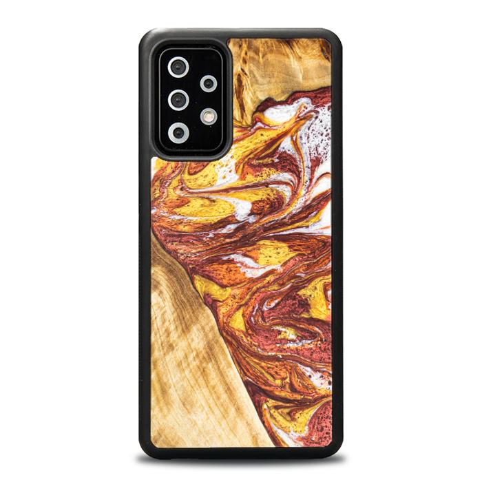 Samsung Galaxy A73 5G Handyhülle aus Harz und Holz - Synergy#E4