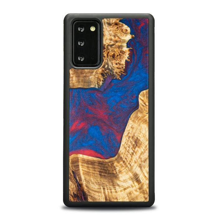 Samsung Galaxy NOTE 20 Handyhülle aus Harz und Holz - Synergy#E10