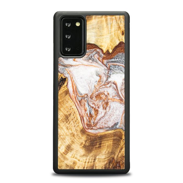 Samsung Galaxy NOTE 20 Handyhülle aus Harz und Holz - Synergy#E5