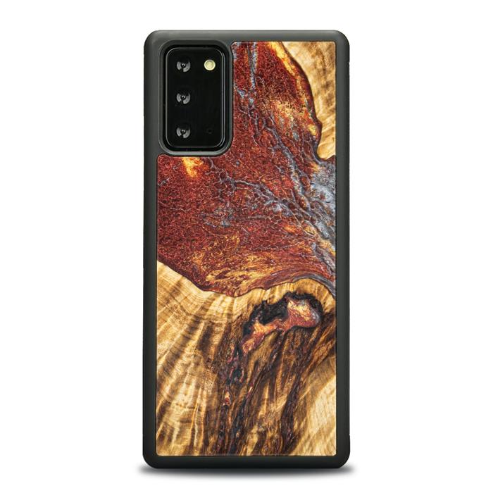 Samsung Galaxy NOTE 20 Handyhülle aus Harz und Holz - Synergy#E9