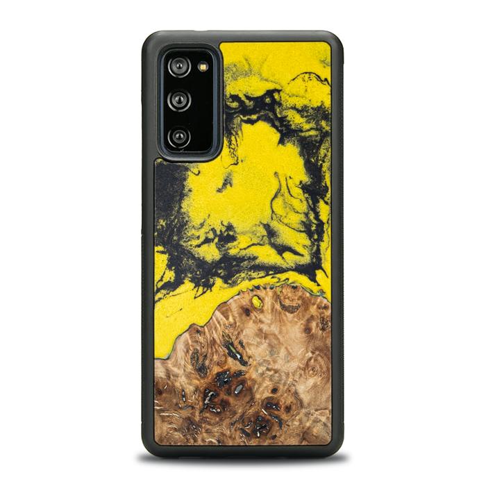 Samsung Galaxy S20 FE Handyhülle aus Harz und Holz - Borussia#ChL