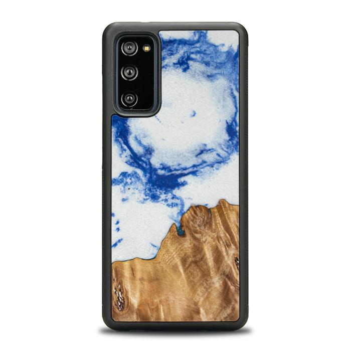 Real#ChL Galaxy S20 FE Handyhlle aus Harz und Holz