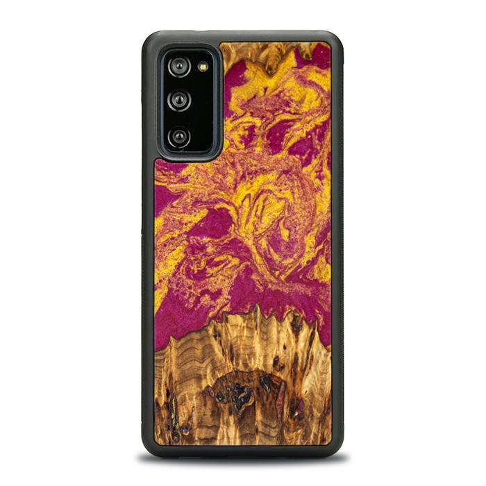Samsung Galaxy S20 FE Handyhülle aus Harz und Holz - Synergy#E11