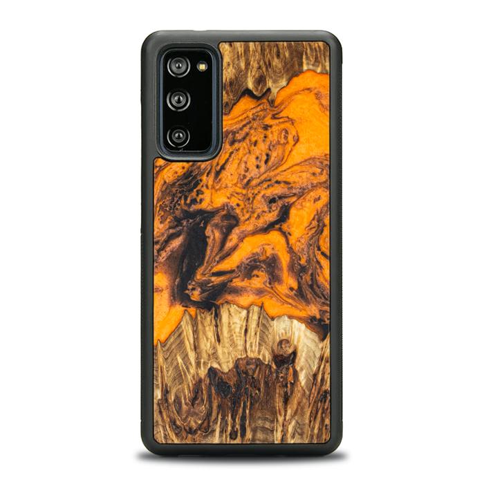 Samsung Galaxy S20 FE Handyhülle aus Harz und Holz - Synergy#E24