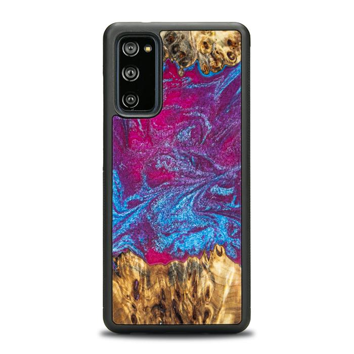 Samsung Galaxy S20 FE Handyhülle aus Harz und Holz - Synergy#E3