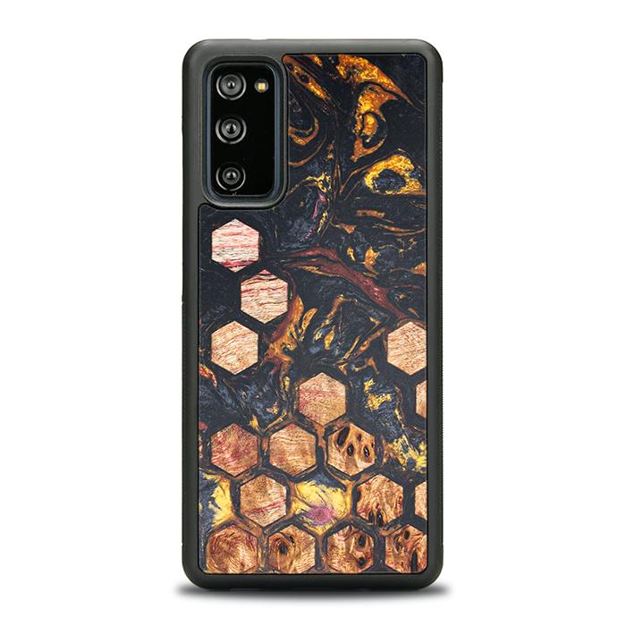 Samsung Galaxy S20 FE Handyhülle aus Harz und Holz - Synergy#F26