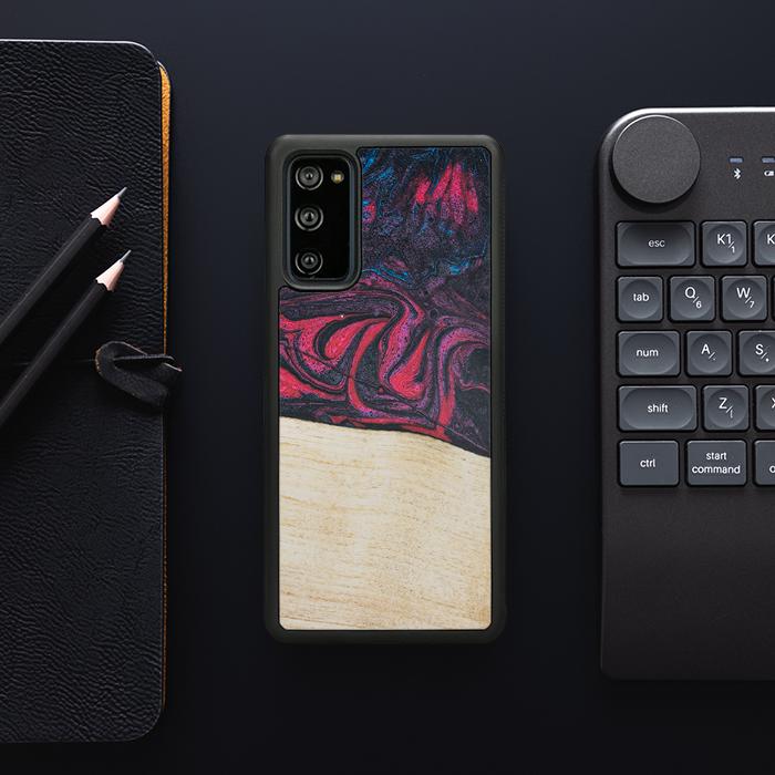 Samsung Galaxy S20 FE Handyhülle aus Harz und Holz - Synergy#F5