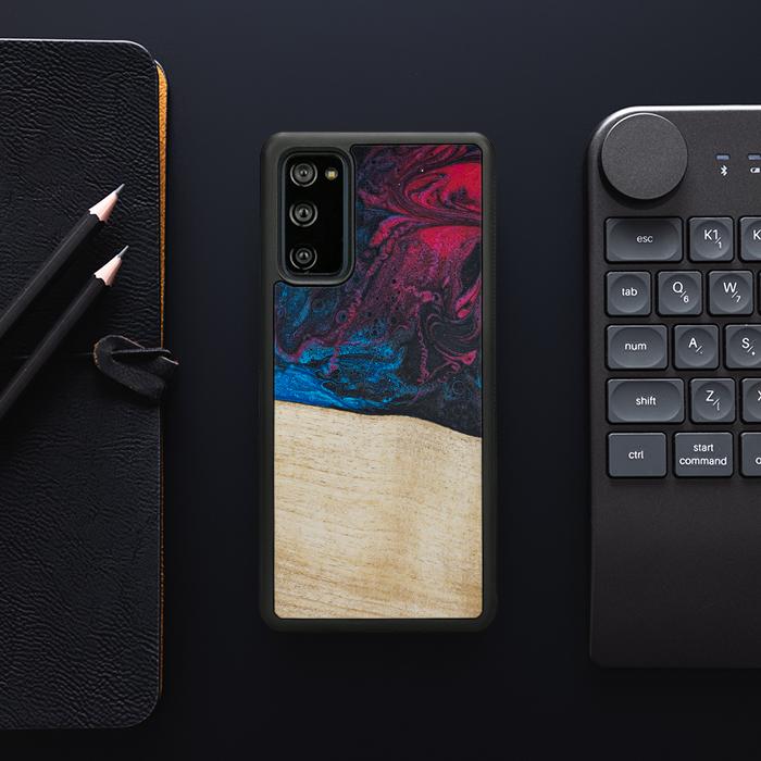 Samsung Galaxy S20 FE Handyhülle aus Harz und Holz - Synergy#F9