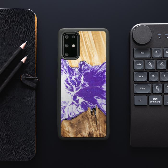 Samsung Galaxy S20 Plus Handyhülle aus Harz und Holz - Synergy#A78