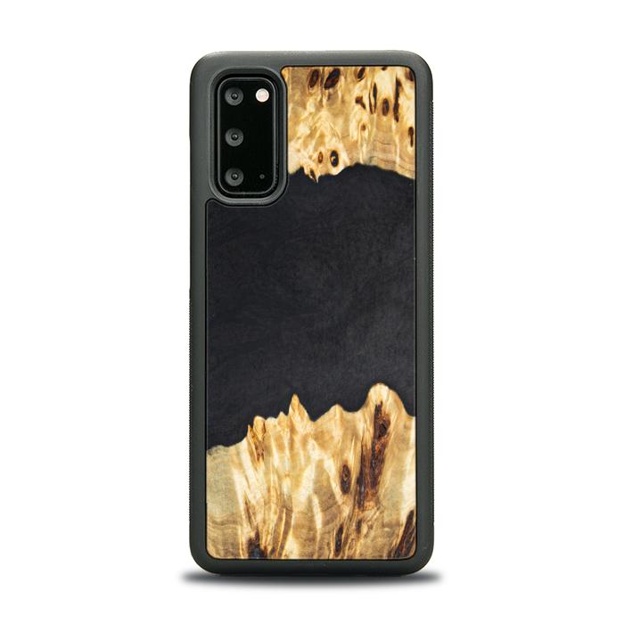 Samsung Galaxy S20 Handyhülle aus Harz und Holz - Synergy#E19