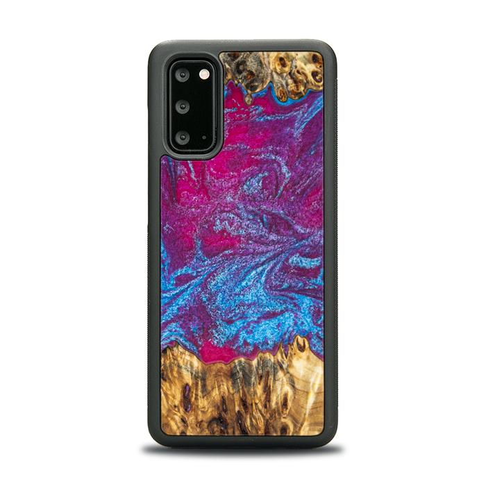Samsung Galaxy S20 Handyhülle aus Harz und Holz - Synergy#E3