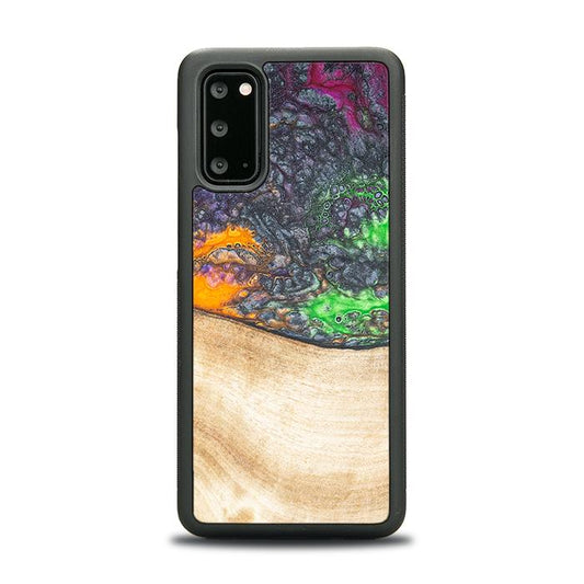 Samsung Galaxy S20 Handyhülle aus Harz und Holz - Synergy#F1