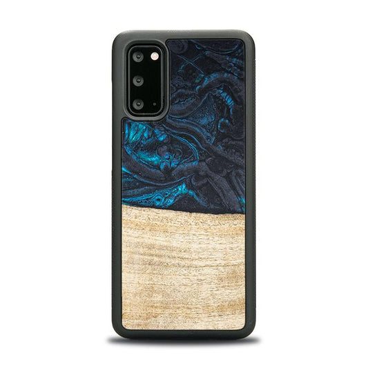 Samsung Galaxy S20 Handyhülle aus Harz und Holz - Synergy#F13