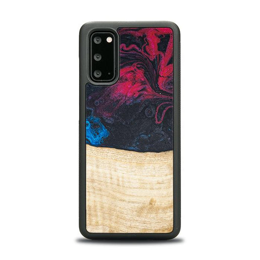 Samsung Galaxy S20 Handyhülle aus Harz und Holz - Synergy#F14