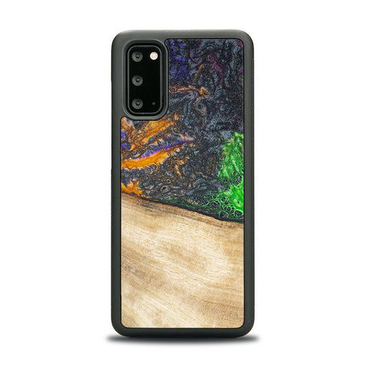 Samsung Galaxy S20 Handyhülle aus Harz und Holz - Synergy#F15