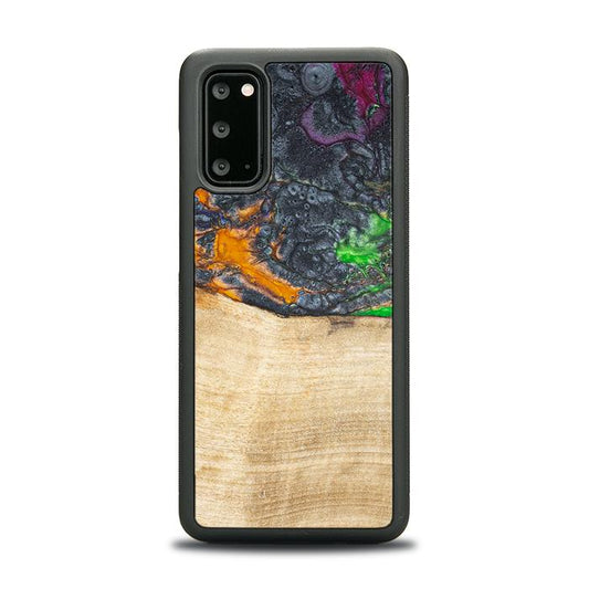 Samsung Galaxy S20 Handyhülle aus Harz und Holz - Synergy#F16