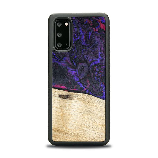 Samsung Galaxy S20 Handyhülle aus Harz und Holz - Synergy#F18