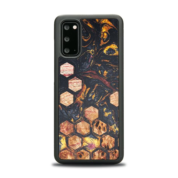 Samsung Galaxy S20 Handyhülle aus Harz und Holz - Synergy#F26