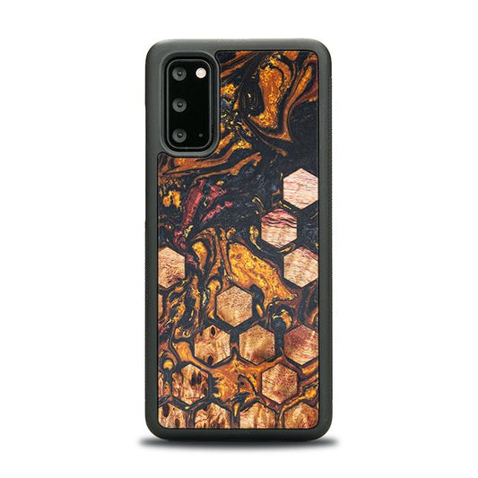 Samsung Galaxy S20 Handyhülle aus Harz und Holz - Synergy#F38