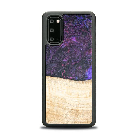 Samsung Galaxy S20 Handyhülle aus Harz und Holz - Synergy#F4