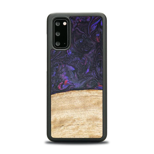 Samsung Galaxy S20 Handyhülle aus Harz und Holz - Synergy#F7