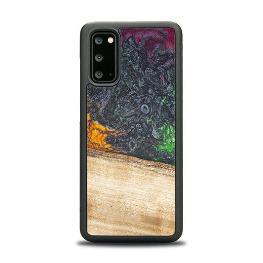 Samsung Galaxy S20 Handyhülle aus Harz und Holz - Synergy#F8