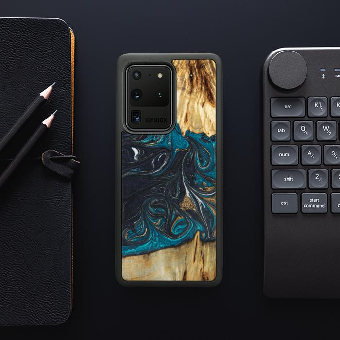 Samsung Galaxy S20 Ultra Handyhülle aus Harz und Holz - SYNERGY#E1