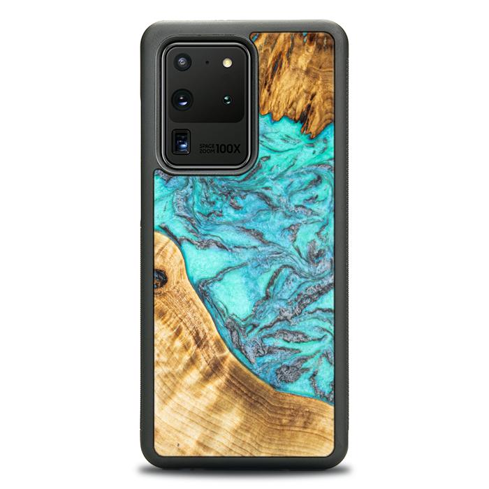 Samsung Galaxy S20 Ultra Handyhülle aus Harz und Holz - Synergy#E13