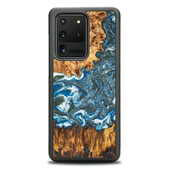 Samsung Galaxy S20 Ultra Handyhülle aus Harz und Holz - Synergy#E17