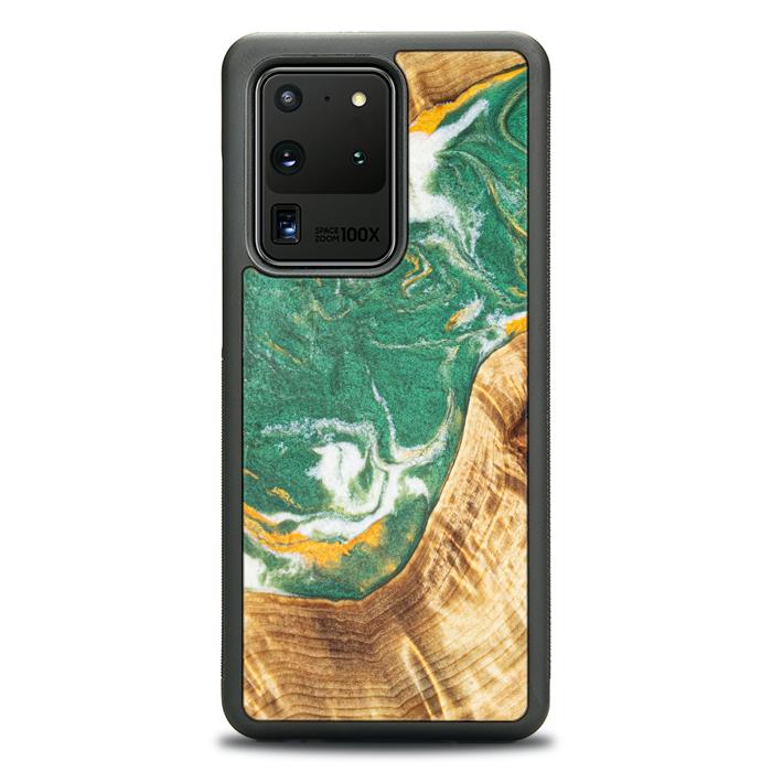 Samsung Galaxy S20 Ultra Handyhülle aus Harz und Holz - Synergy#E20