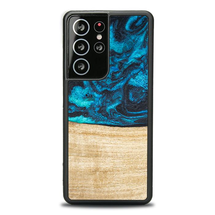 Samsung Galaxy S21 Ultra Handyhülle aus Harz und Holz - Synergy#F11