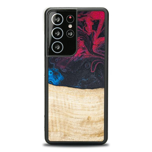 Samsung Galaxy S21 Ultra Handyhülle aus Harz und Holz - Synergy#F14