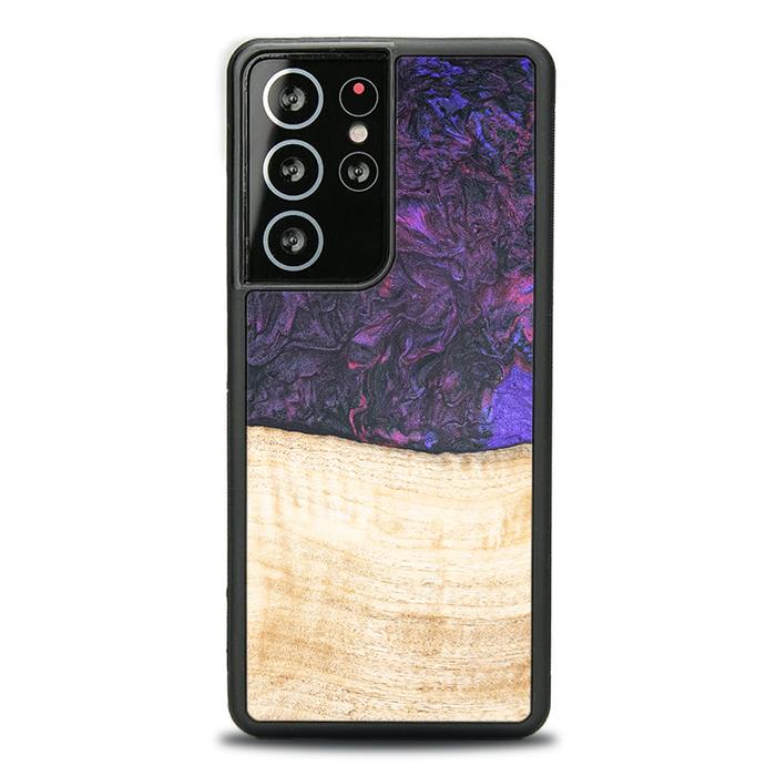Samsung Galaxy S21 Ultra Handyhülle aus Harz und Holz - Synergy#F4