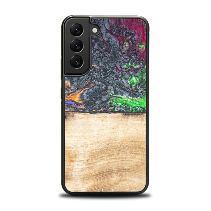 Samsung Galaxy S22 Plus Handyhülle aus Harz und Holz - Synergy#F2