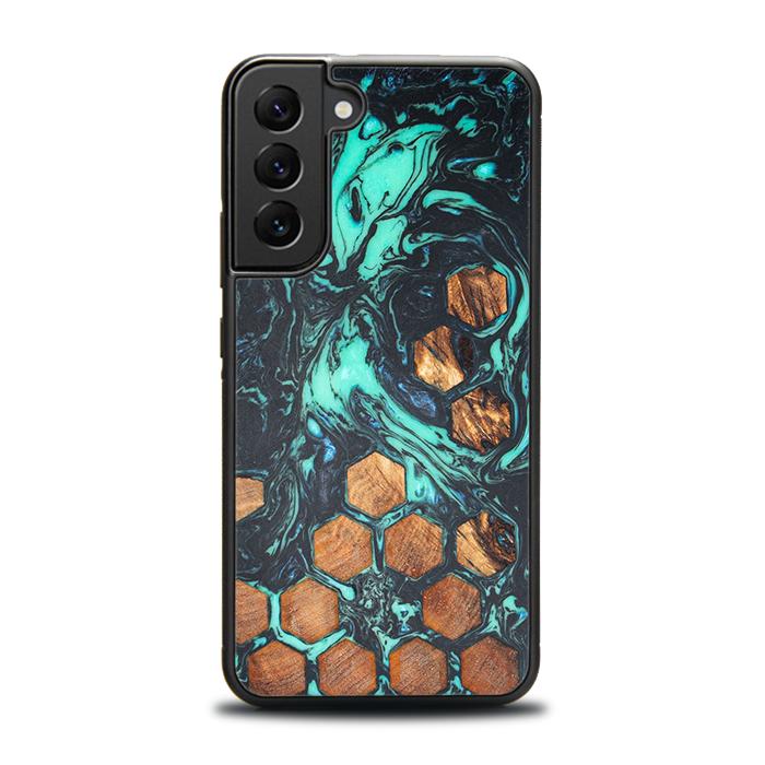 Samsung Galaxy S22 Plus Handyhülle aus Harz und Holz - Synergy#F28