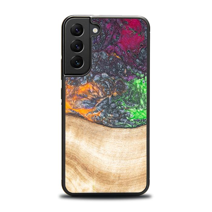 Samsung Galaxy S22 Plus Handyhülle aus Harz und Holz - Synergy#F6