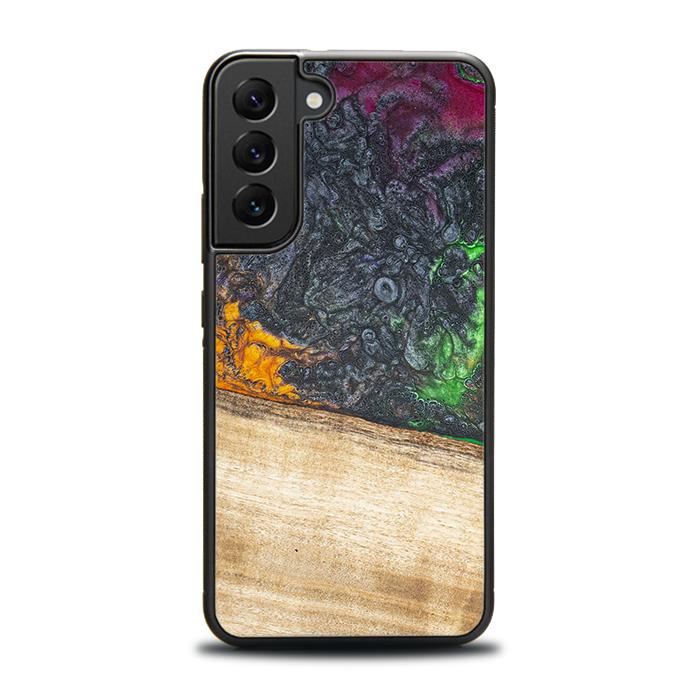 Samsung Galaxy S22 Plus Handyhülle aus Harz und Holz - Synergy#F8