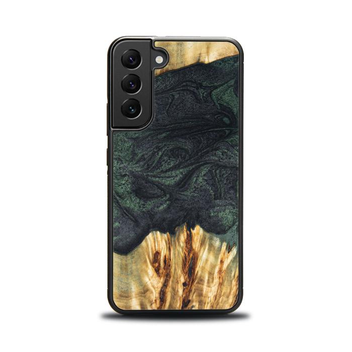 Samsung Galaxy S22 Handyhülle aus Harz und Holz - Synergy#E25