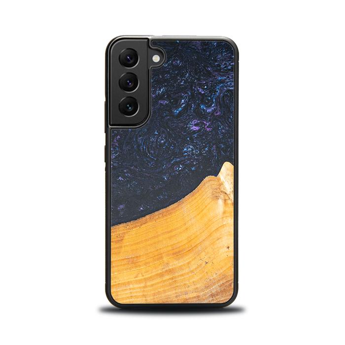 Samsung Galaxy S22 Handyhülle aus Harz und Holz - Synergy#F37