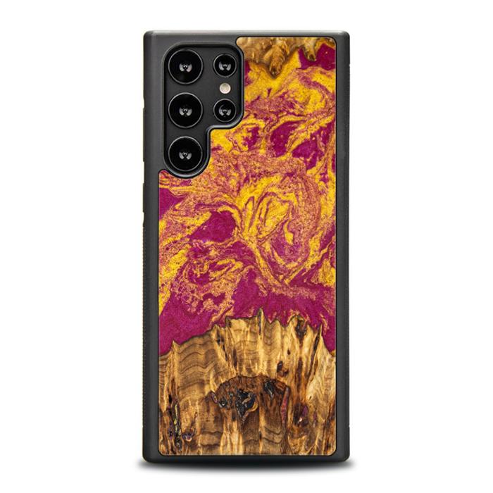 Samsung Galaxy S22 Ultra Handyhülle aus Harz und Holz - Synergy#E11