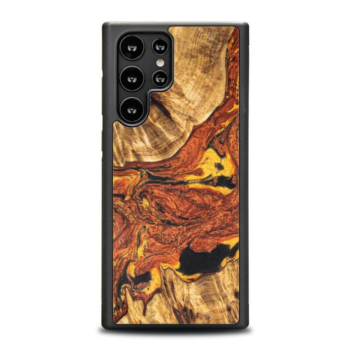 Samsung Galaxy S22 Ultra Handyhülle aus Harz und Holz - Synergy#E6