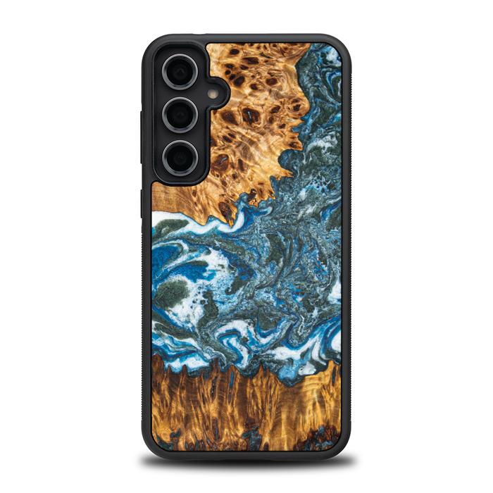 Samsung Galaxy S23 FE Handyhülle aus Harz und Holz - Synergy#E17