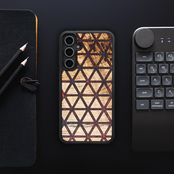 Samsung Galaxy S23 FE Handyhülle aus Harz und Holz - Synergy#F22