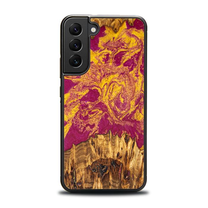 Synergy#E11 Galaxy S23 Plus Handyhülle aus Harz und Holz