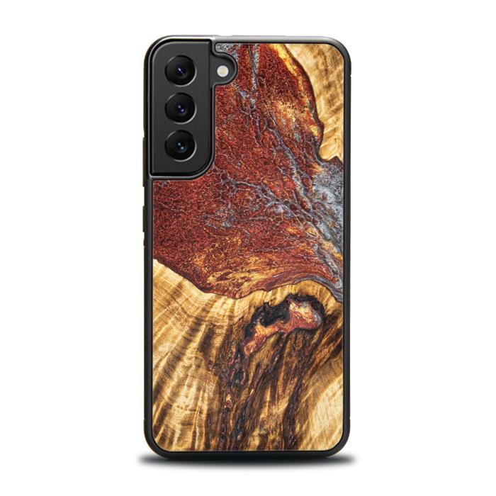 Samsung Galaxy S23 Plus Handyhülle aus Harz und Holz - Synergy#E9