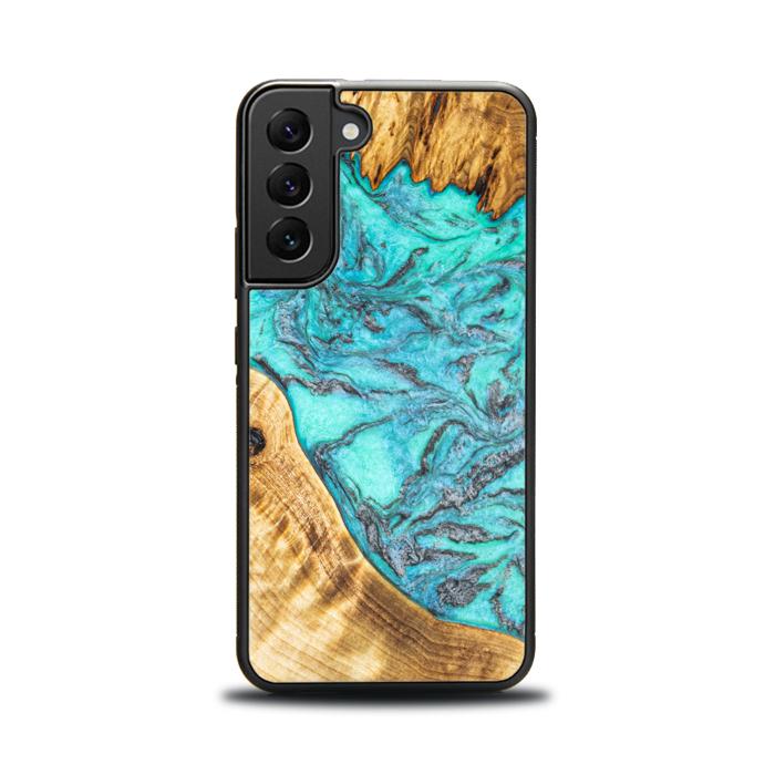 Samsung Galaxy S23 Handyhülle aus Harz und Holz - Synergy#E13
